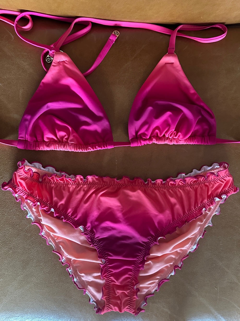Victoria secret hot pink ombré bikini